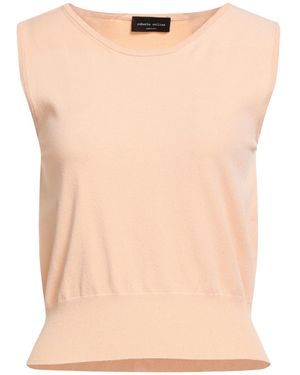 Roberto Collina Top Viscose, Polyester - Natural