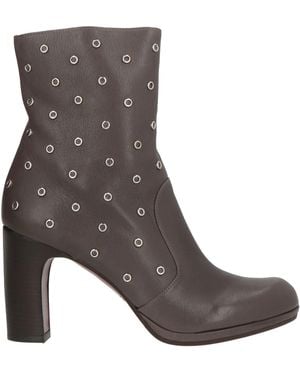 Chie Mihara Charcoal Ankle Boots Leather - Brown