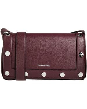 KARL LAGERFELD Bolso Con Bandolera - Morado