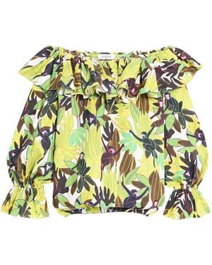 Valentino Garavani Top Cotton - Yellow