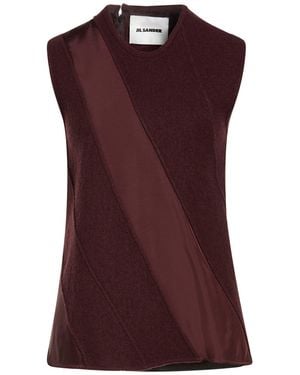 Jil Sander Chocolate Top Cotton, Wool, Viscose - Purple