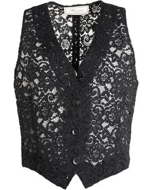 Blumarine Top Cotton, Polyamide - Black
