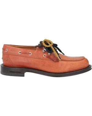 DSquared² Tan Loafers Leather - Brown