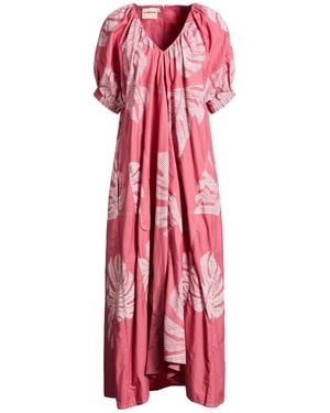 LOVEBIRDS Midi Dress Cotton - Red