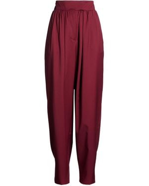 ARMARIUM Burgundy Pants Virgin Wool - Red