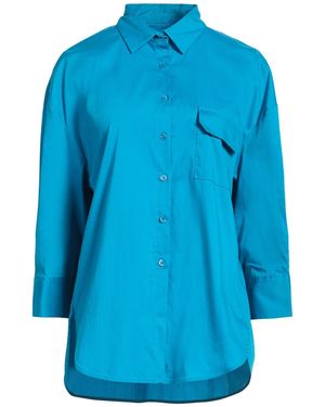 ViCOLO Shirt Cotton, Polyamide, Elastane - Blue