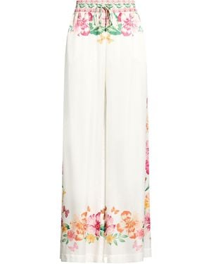 Hale Bob Pants Viscose, Silk - White