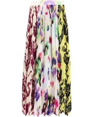 Julia Heuer Maxi Skirt Polyester - White