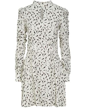 Mar De Margaritas Light Mini Dress Viscose - White