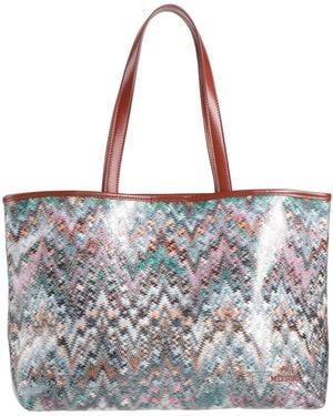 Missoni Handbag Textile Fibres - Grey