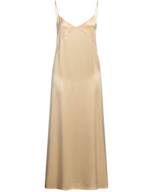 Fabiana Filippi Apricot Maxi Dress Silk - Natural