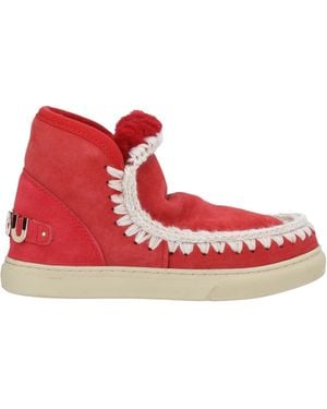Mou Ankle Boots - Red