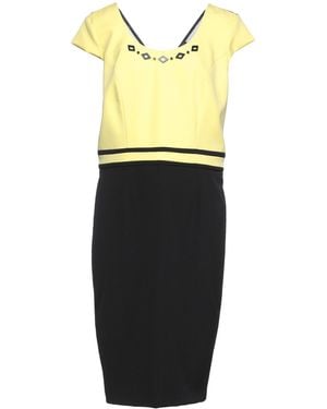 CAMILLA Midi Dress Polyester, Elastane - Yellow