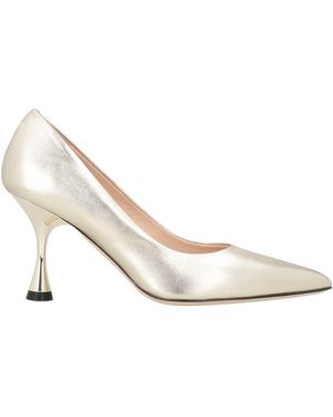 Evaluna Platinum Pumps Leather - White
