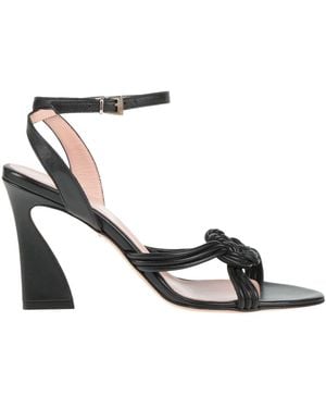 Anna F. Sandals Leather - White