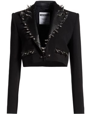 Moschino Jacket Viscose, Elastane - Black