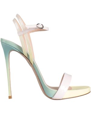 Le Silla Blush Sandals Leather - Metallic