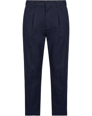 Grifoni Midnight Pants Cotton, Elastane - Blue
