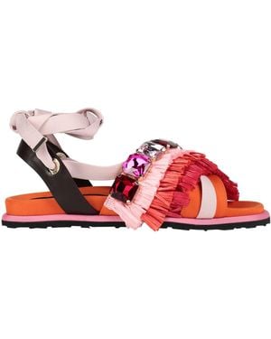 SUECOMMA BONNIE ◆ Stripe ribbon sandal(pink) Designer fashion, Seoul-fully created | W Concept