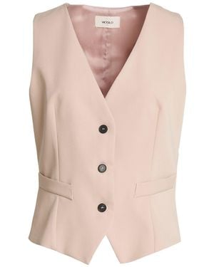 ViCOLO Tailored Vest Polyester, Viscose, Elastane - Pink