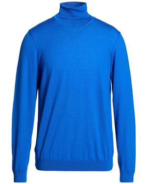 BOSS Rollkragenpullover - Blau