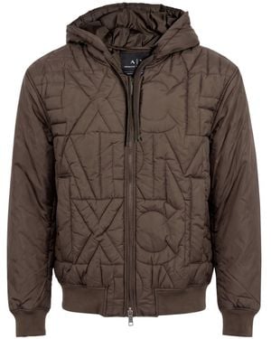 ARMANI EXCHANGE Doudoune Plumes Ou Synthétique - Marron