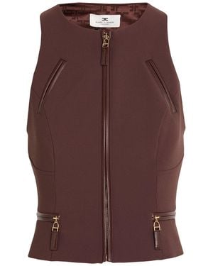 Elisabetta Franchi Top - Brown