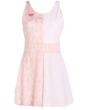 EA7 Light Mini Dress Polyester, Elastane - Pink