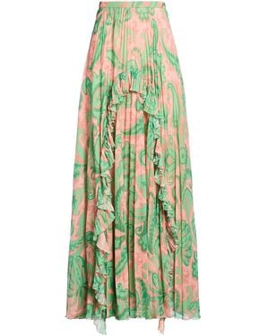 Etro Maxi Skirt Polyester - Green