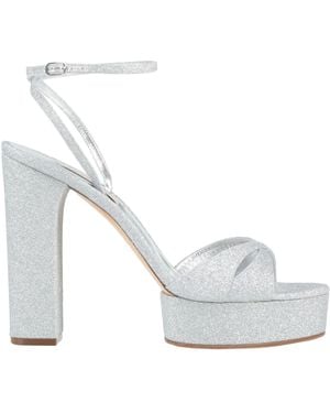 Casadei Sandals Textile Fibers - White