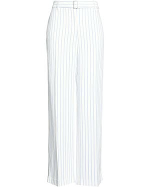 True Royal Light Pants Viscose, Linen - White