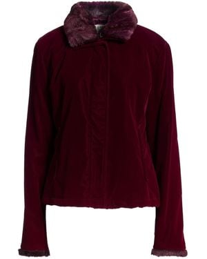 Armani Jeans Plum Jacket Acetate, Cupro, Polyamide - Red