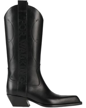 Off-White c/o Virgil Abloh Boot Leather - Black