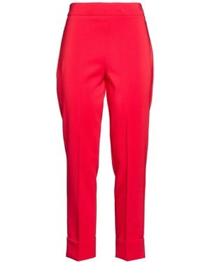 Gai Mattiolo Pants Polyester, Elastane - Red