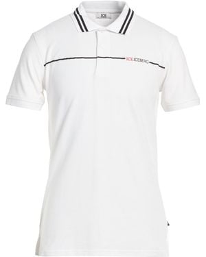Ice Iceberg Polo Shirt Cotton - White