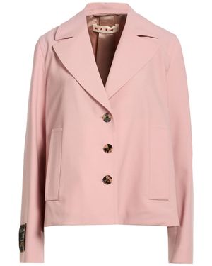 Marni Blazer Polyester, Virgin Wool, Elastane - Pink