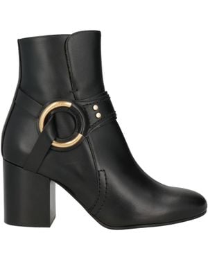 Chloé Ankle Boots Calfskin - Black