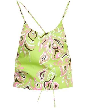 PUCCI Lime Top Cotton - Multicolour