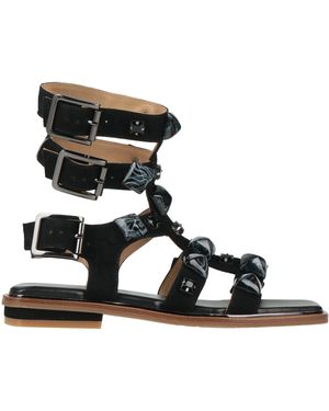 Alma En Pena. Sandals - Black