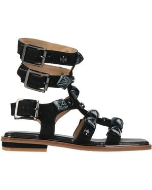 Alma En Pena. Sandals - Black