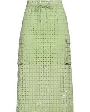 Ice Play Midi Skirt Cotton, Polyester - Green