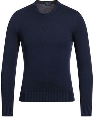 Drumohr Sweater Merino Wool - Blue