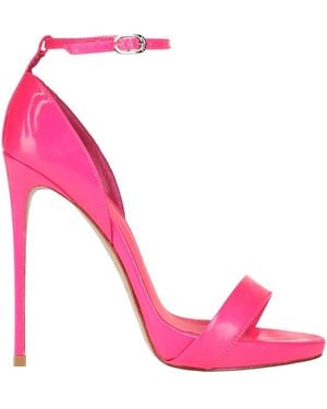 Le Silla Fuchsia Sandals Leather - Pink
