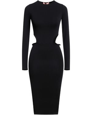 AMINA MUADDI Midi Dress - Black