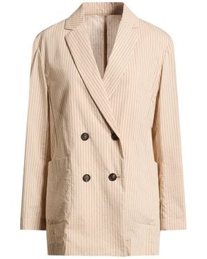 Brunello Cucinelli Blazer Cotton, Polyamide - Natural