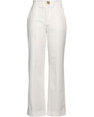 LANÇA PERFUME Pants Cotton - White
