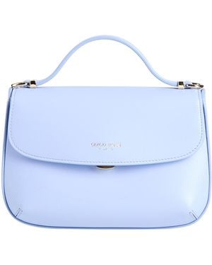 Giorgio Armani Handbag Calfskin - Blue