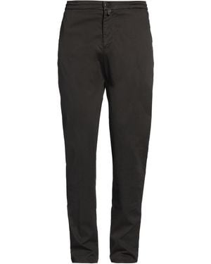 Kiton Trousers Cotton, Lycra, Elastane - Grey