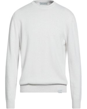 DETWELVE Light Sweater Wool, Viscose, Cashmere, Polyamide - White