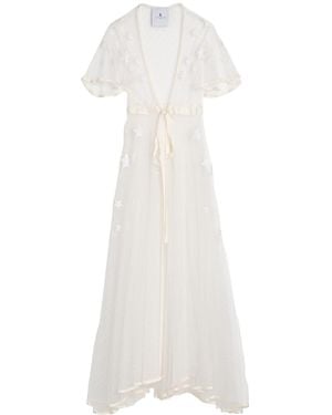 Annamode Overcoat & Trench Coat - White